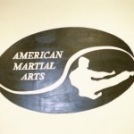 This client commissioned me to paint the corporate logo on the wall of their Karate school.